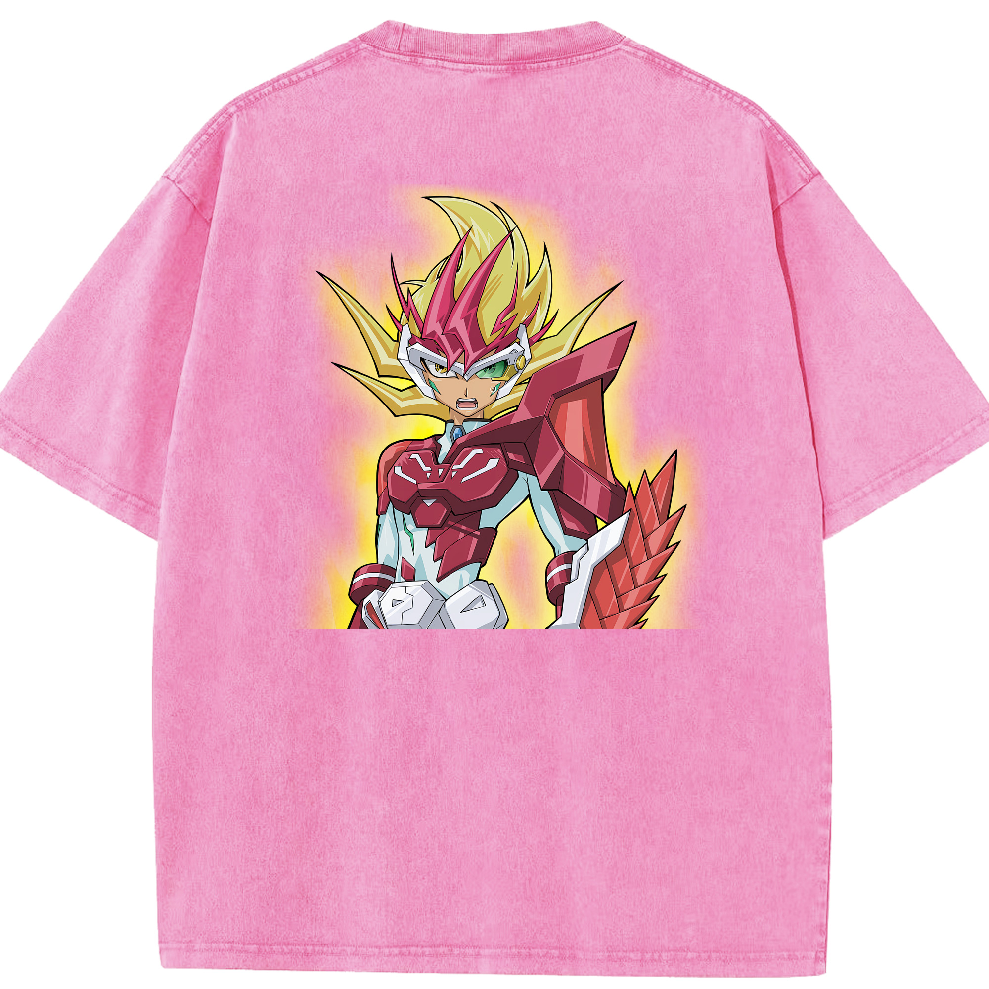 （画像用） 遊☆戯☆王 Yu-Gi-Oh! 綿100% ヴィンテージ風 半袖Tシャツ（背面プリント）